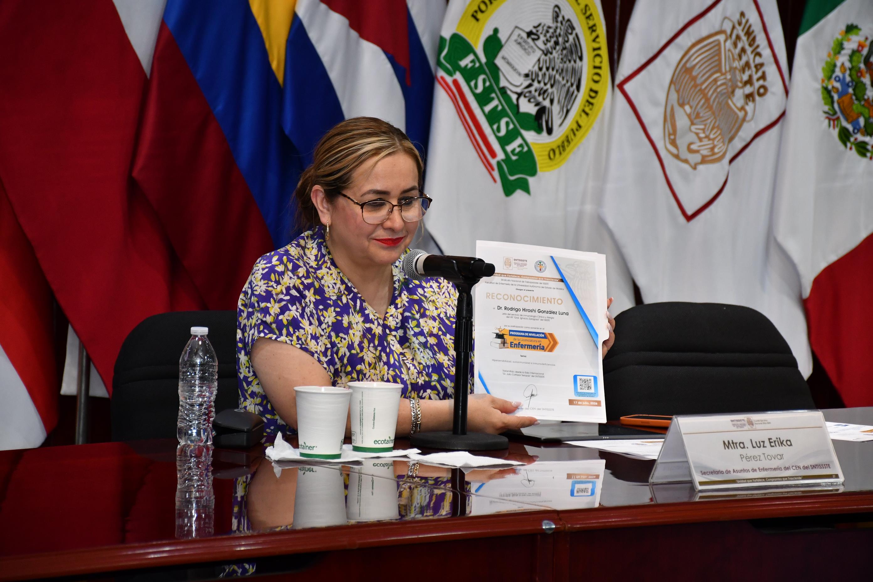 Programa de Nivelación de la Licenciatura en Enfermería, viernes 17 julio 